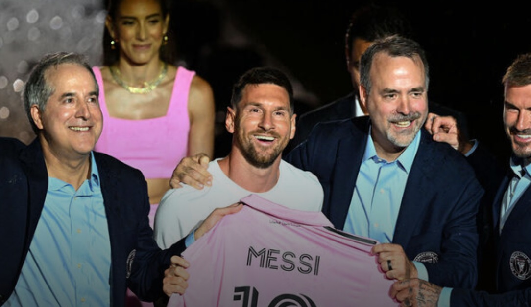 Fans brave the rain, shower Messi with love during Inter Miami introduction