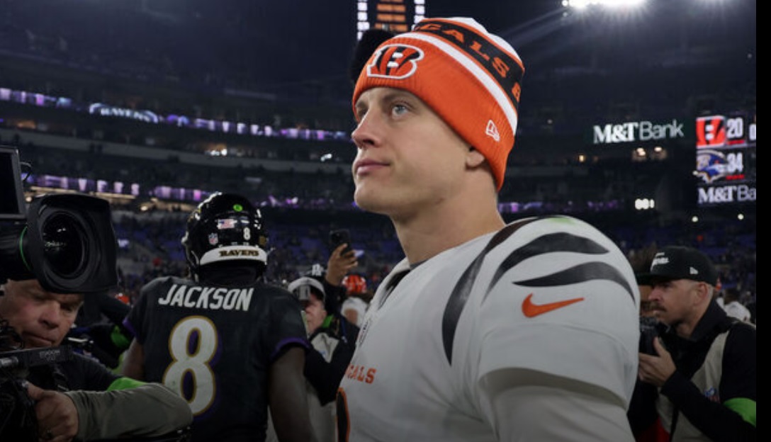 Bengals believe Burrow sprained right wrist in TNF loss to Ravens