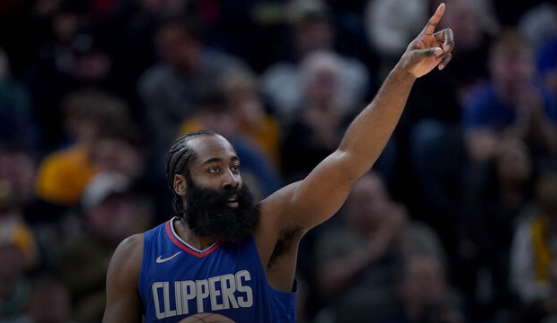 Harden, Kawhi, George star in Clippers’ rout of Pacers for 8th straight win