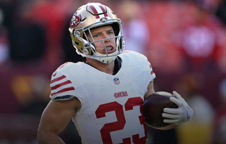 Christian McCaffrey dealing with ‘possible calf strain’