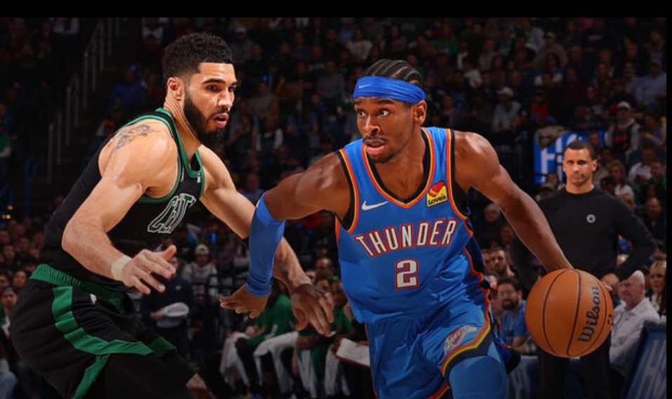 Thunder top league-leading Celtics for 5th straight win