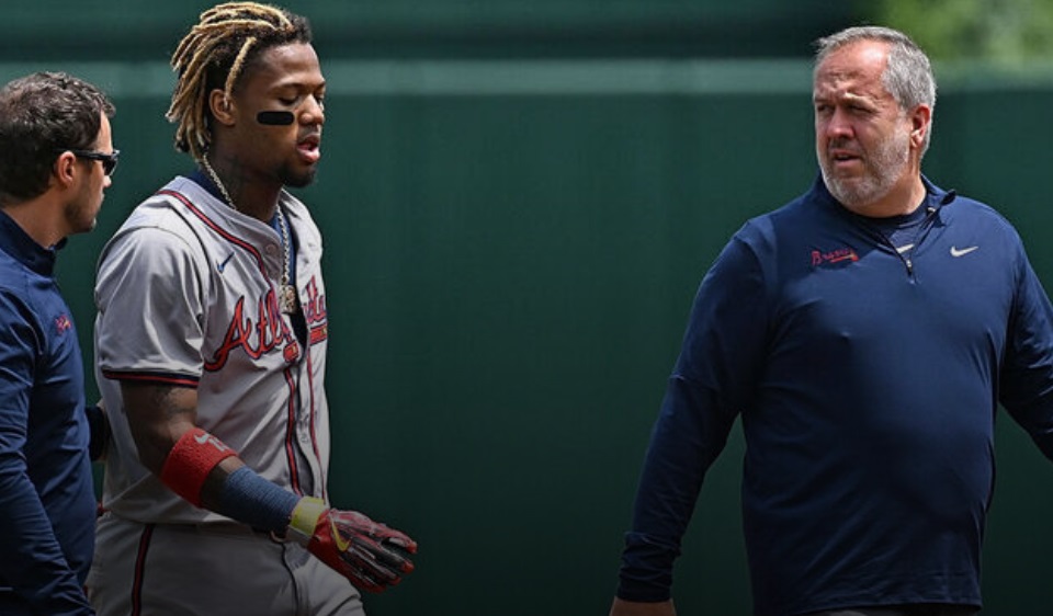 Braves’ Acuña out for season with torn left ACL