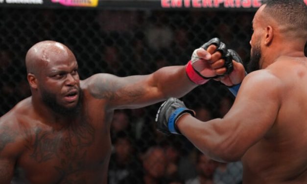 Lewis TKOs Nascimento at UFC St. Louis, takes off shorts to celebrate