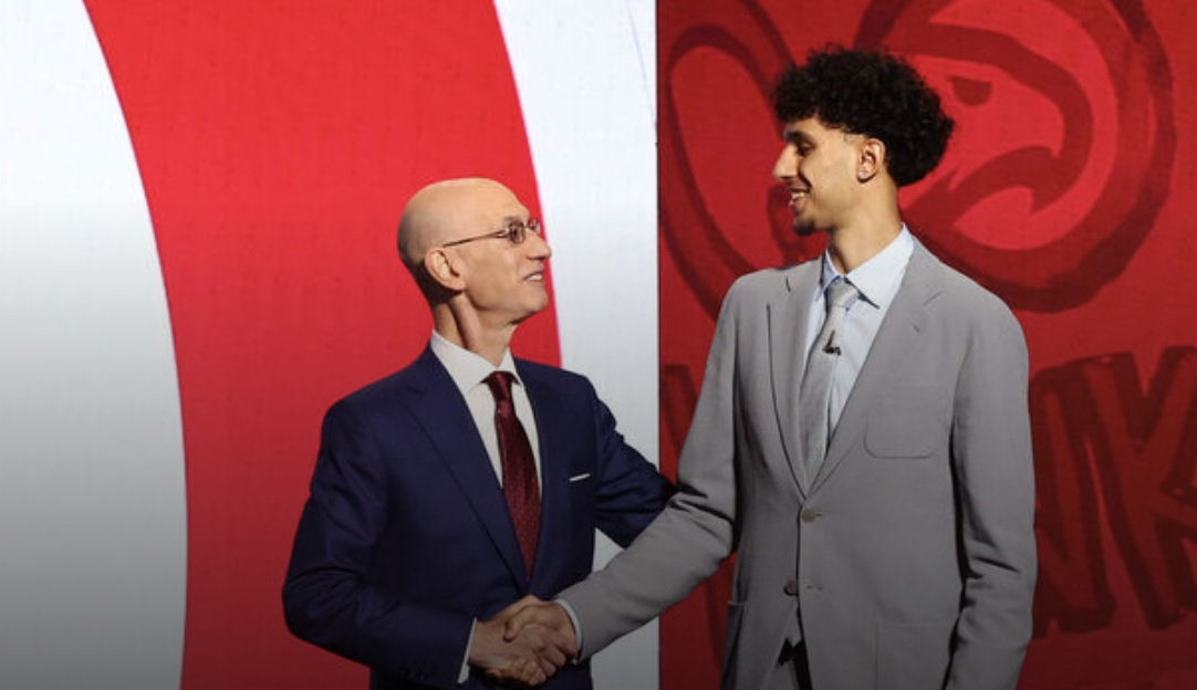 Hawks take Zaccharie Risacher with No. 1 pick in NBA draft