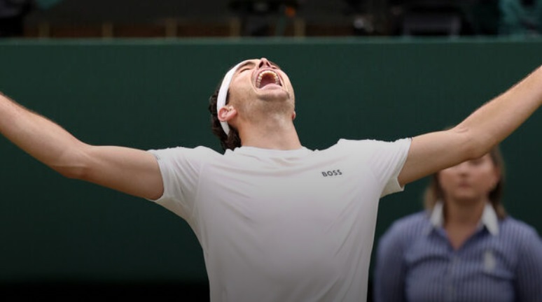 Fritz becomes record 11th player to mount 2-set comeback at Wimbledon