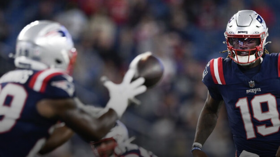 Maye debuts, Milton shines as Patriots top Panthers in preseason game