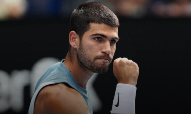 Alcaraz gets to Australian Open quarters when Draper retires with injury
