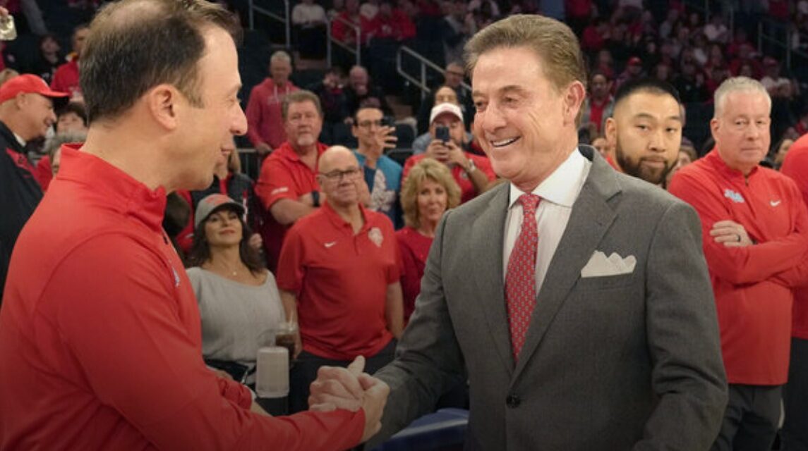 Pitinos become 1st father-son duo to win games in same NCAA tourney