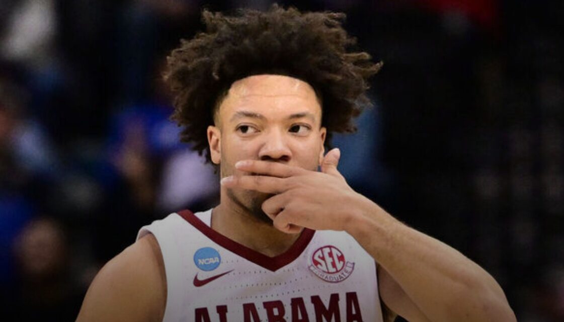 Alabama hits tourney-record 25 triples to beat BYU in Sweet 16