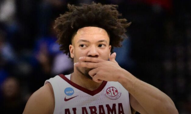 Alabama hits tourney-record 25 triples to beat BYU in Sweet 16