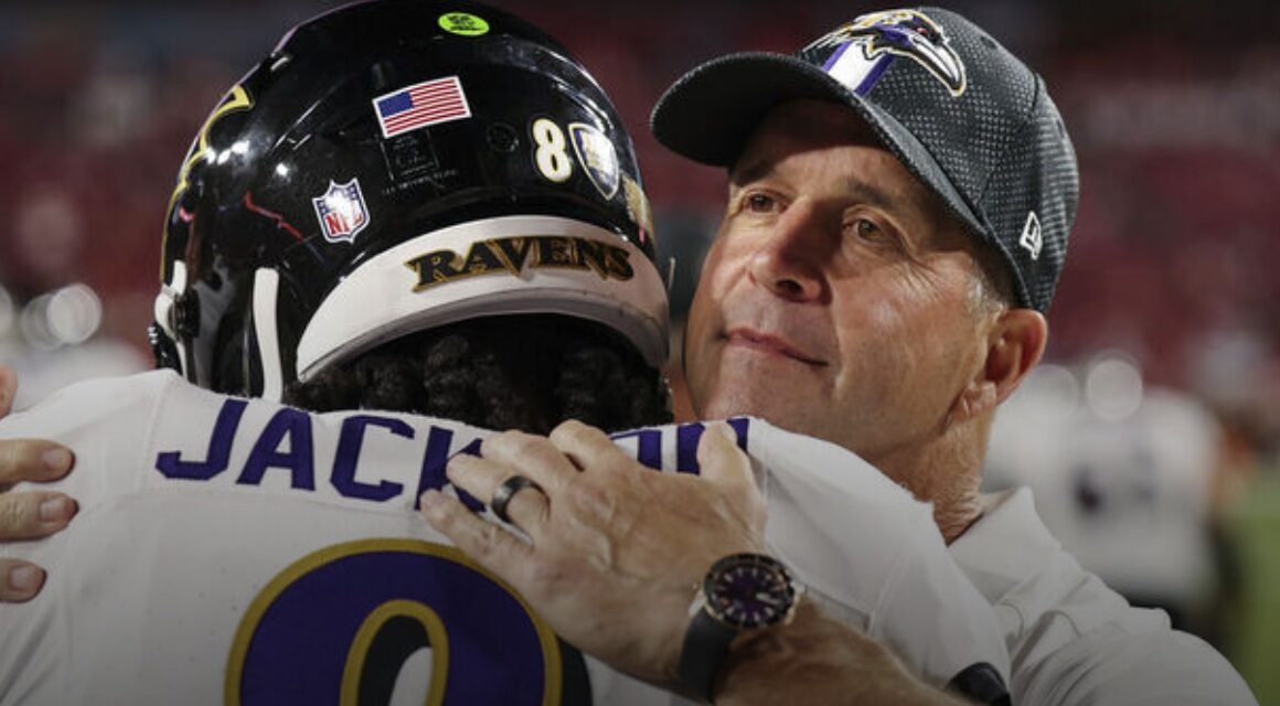 Ravens’ Harbaugh: Lamar will be highest-paid player after extension