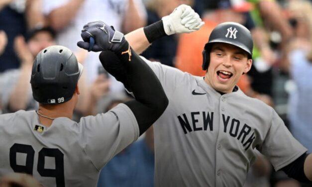 Yankees hit 3 homers to start game for 2nd time this season