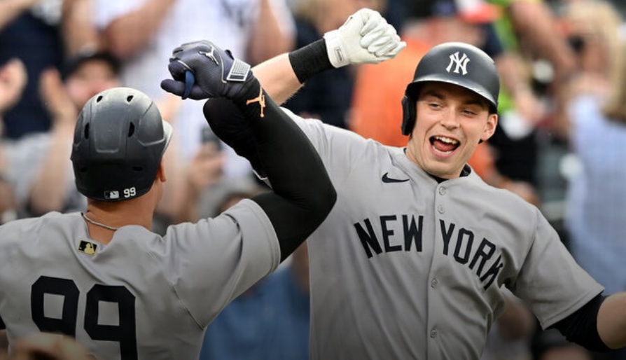 Yankees hit 3 homers to start game for 2nd time this season