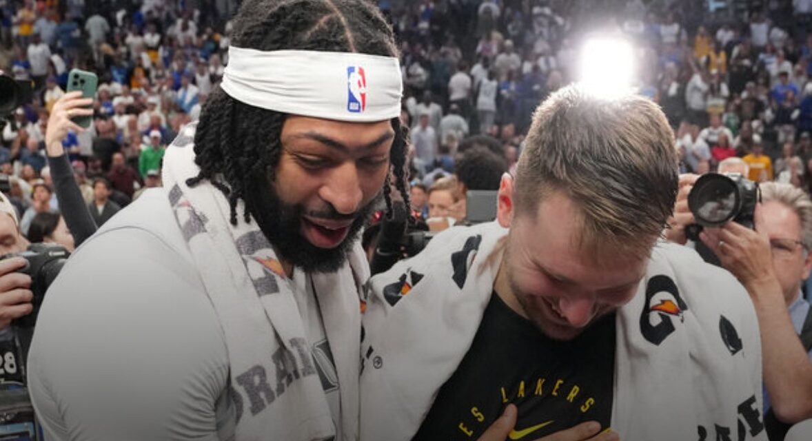 Luka drops 45 in return to Dallas as Lakers clinch playoff spot