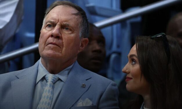 UNC’s Belichick defends girlfriend for interjecting during CBS interview