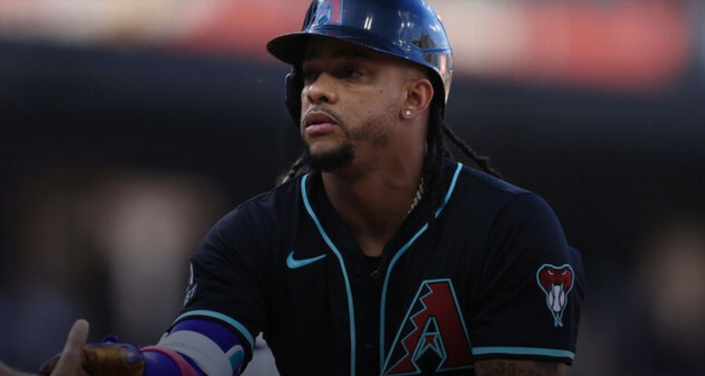 D-Backs’ Marte cries during game after fan’s comments about mother