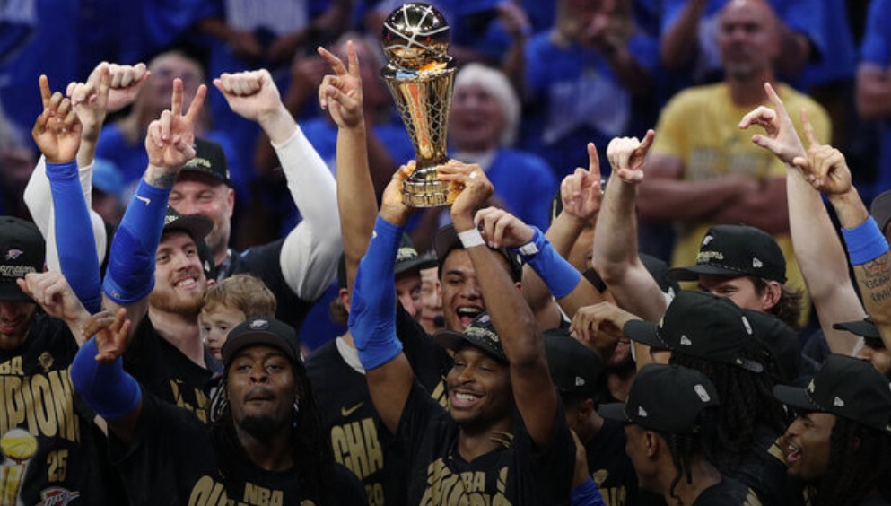 SGA’s double-double lifts Thunder to NBA title