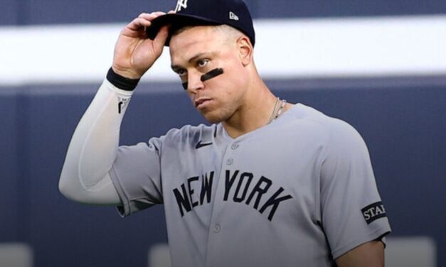 Watch: Yankees’ Volpe accidentally hits Judge in face with baseball