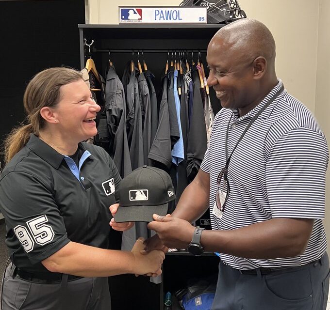 Jen Pawol breaks MLB’s gender barrier as 1st female umpire