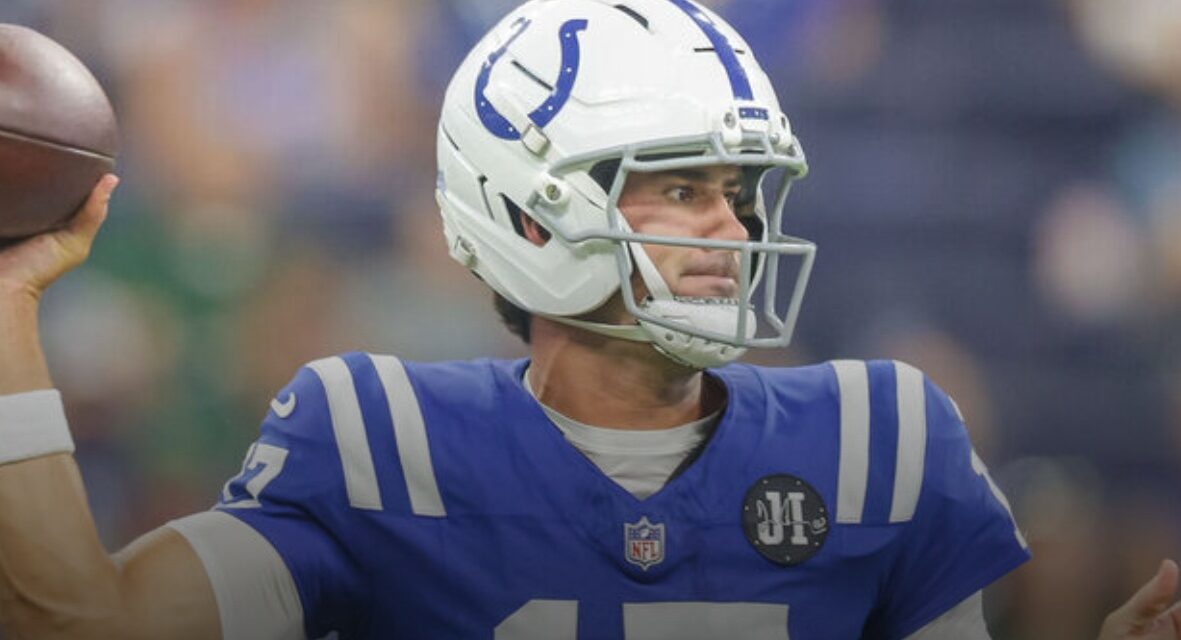 Colts name Jones starter for Week 1