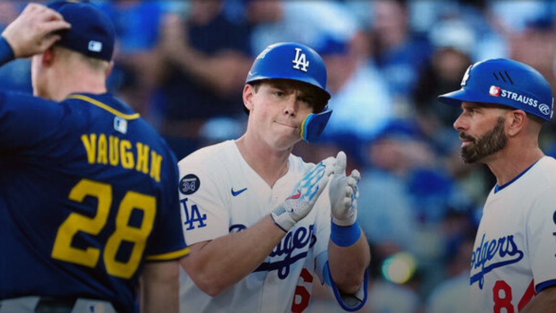 Dodgers put Brewers on brink of elimination with Game 3 win