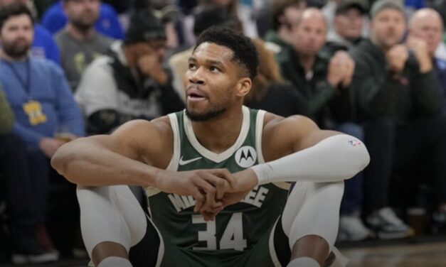 Giannis exits early from Bucks’ win over Pistons with strained calf