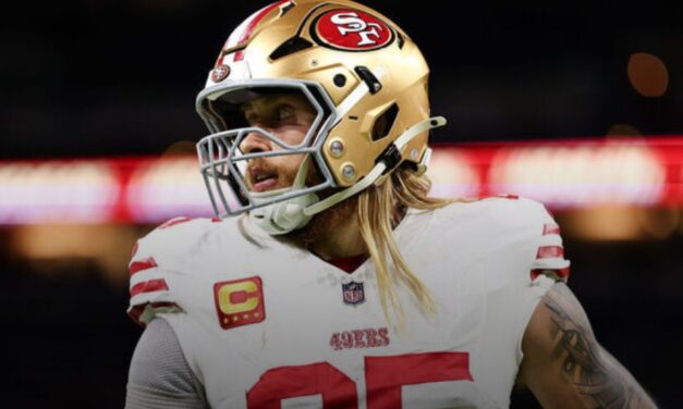 Report: Kittle sustained mid-to-low ankle sprain vs. Colts