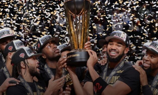 Knicks rally past Spurs to win NBA Cup