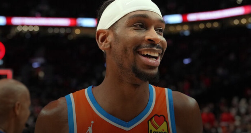 Thunder hold off Blazers to win 12th straight game