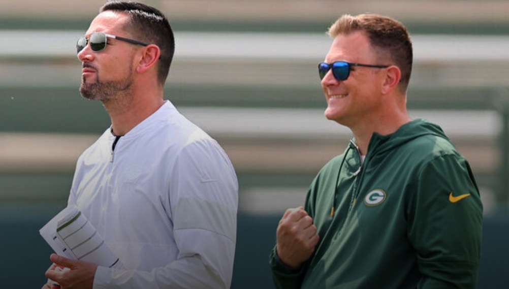 Report: Packers negotiating extensions for LaFleur, Gutekunst