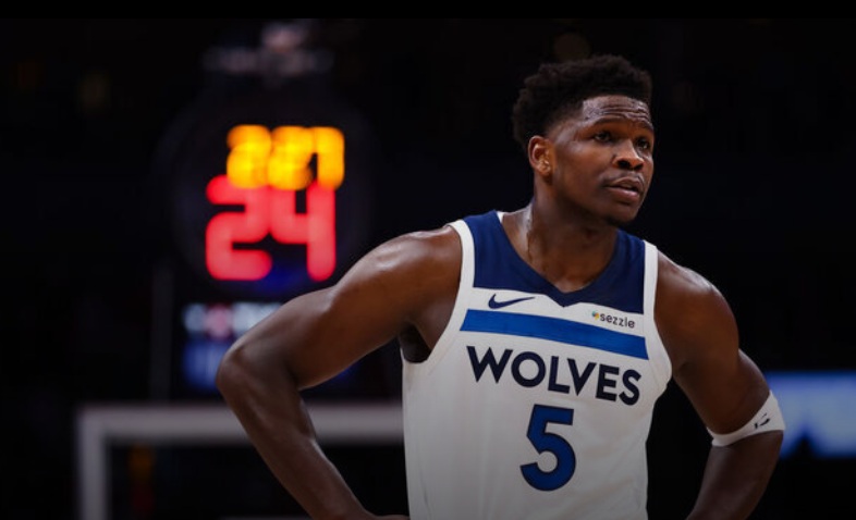 NBA fines Edwards $25K for throwing ball into stands after halftime buzzer