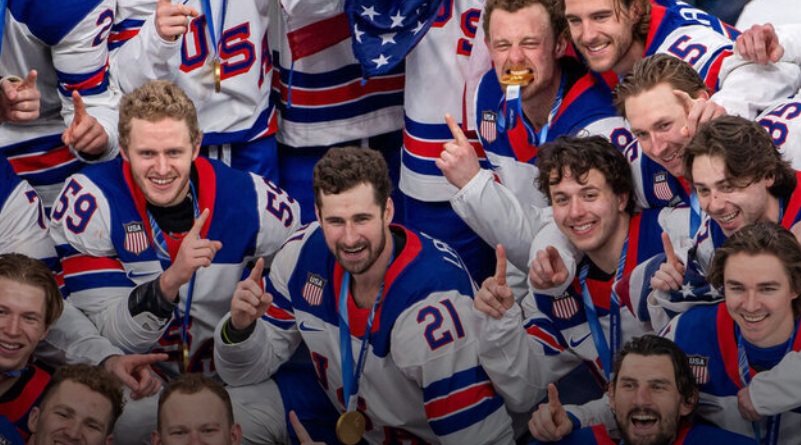 Team USA beats Canada in OT to win men’s hockey gold