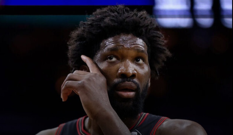 Embiid out at least 3 games with strained right oblique