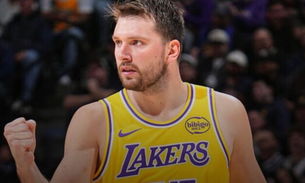 Doncic scores 44 points in 3 quarters to lead Lakers past Pacers